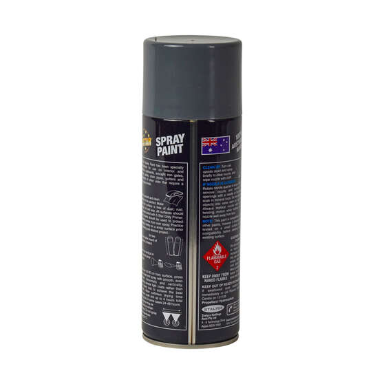 5 Star Enamel Spray Paint Dark Grey 250g, , scaau_hi-res