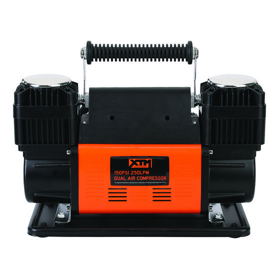 XTM Dual Air Compressor 250LPM 150PSI Supercheap Auto