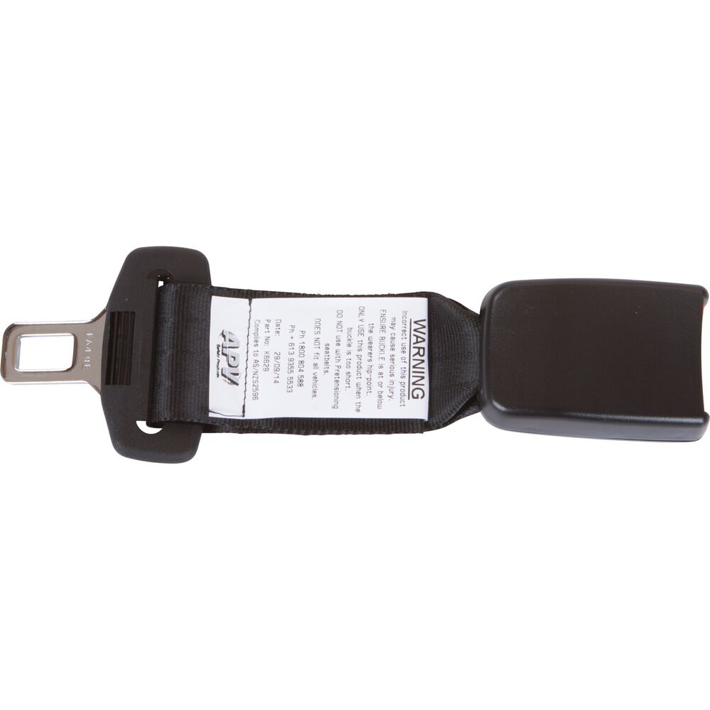 200mm Seat Belt Extension - 25mm Wide Tongue - Australian Seat belts