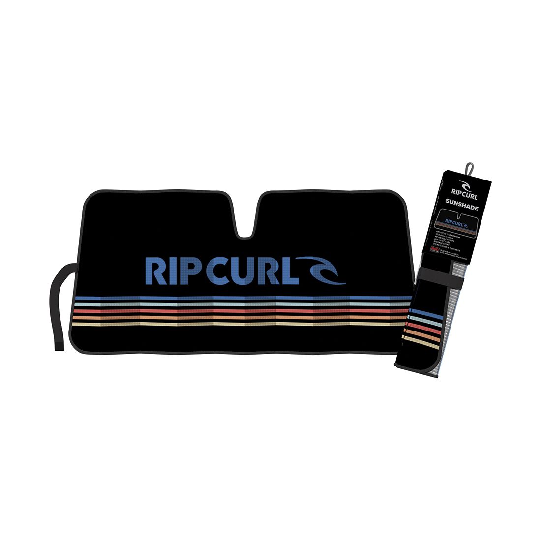 Rip Curl Medium Stripe Sunshade Accordion Front, , scaau_hi-res