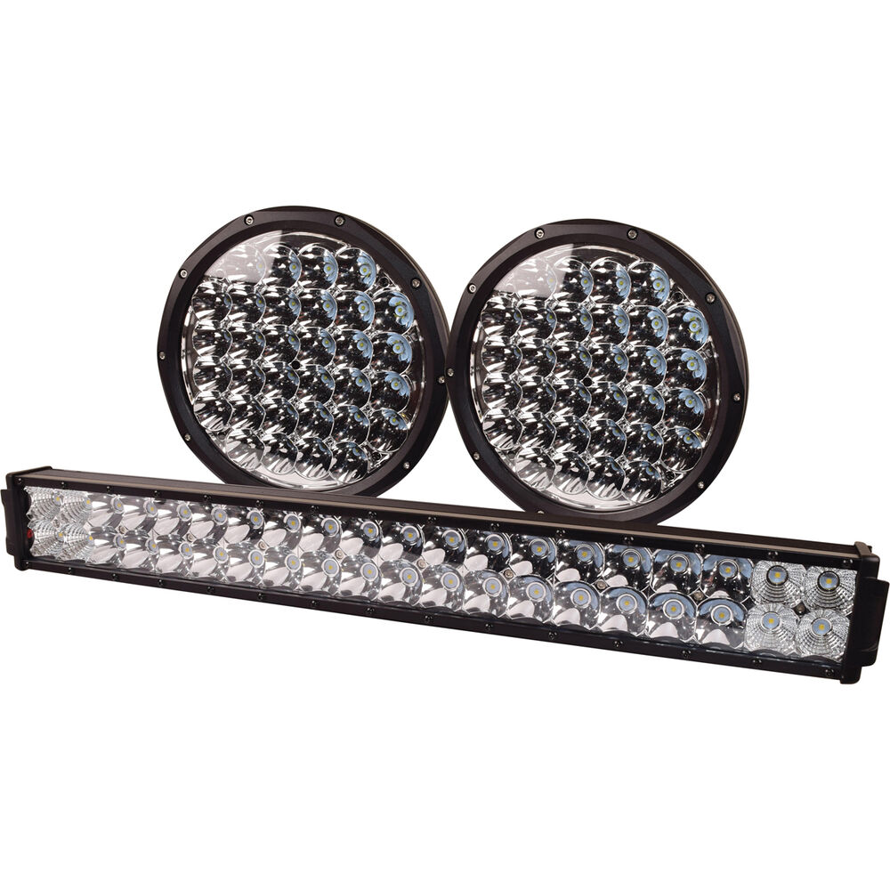 Driving Light Combo Kit 9" Driving Lights, 21" Driving Light, LED