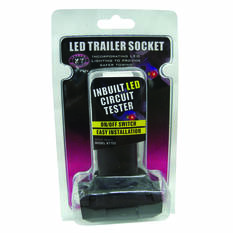 KT Cables LED 7 Pin Trailer Socket Small Round, , scaau_hi-res