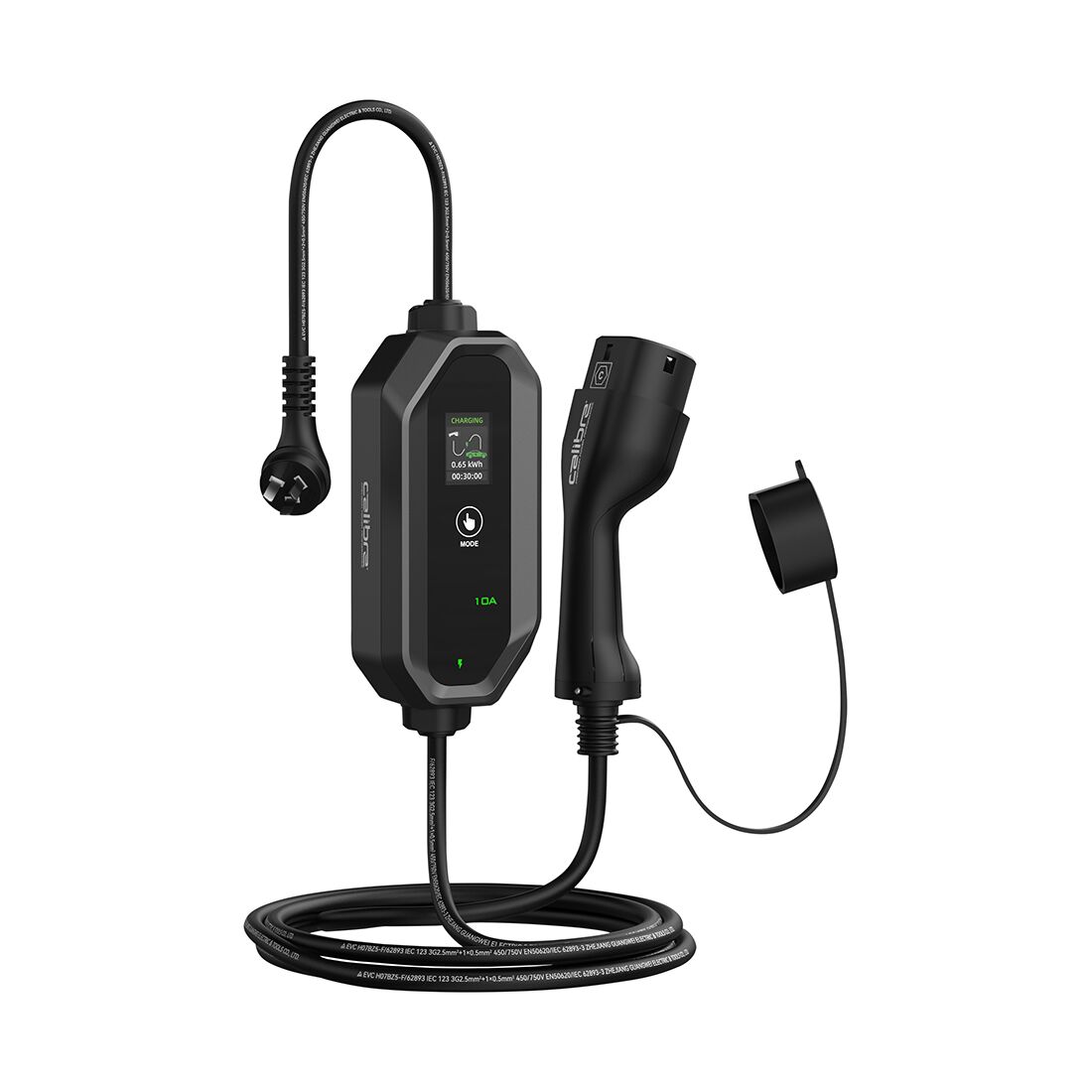 Calibre Electric Vehicle Portable Charger 240V 2.4KW 10A, , scaau_hi-res