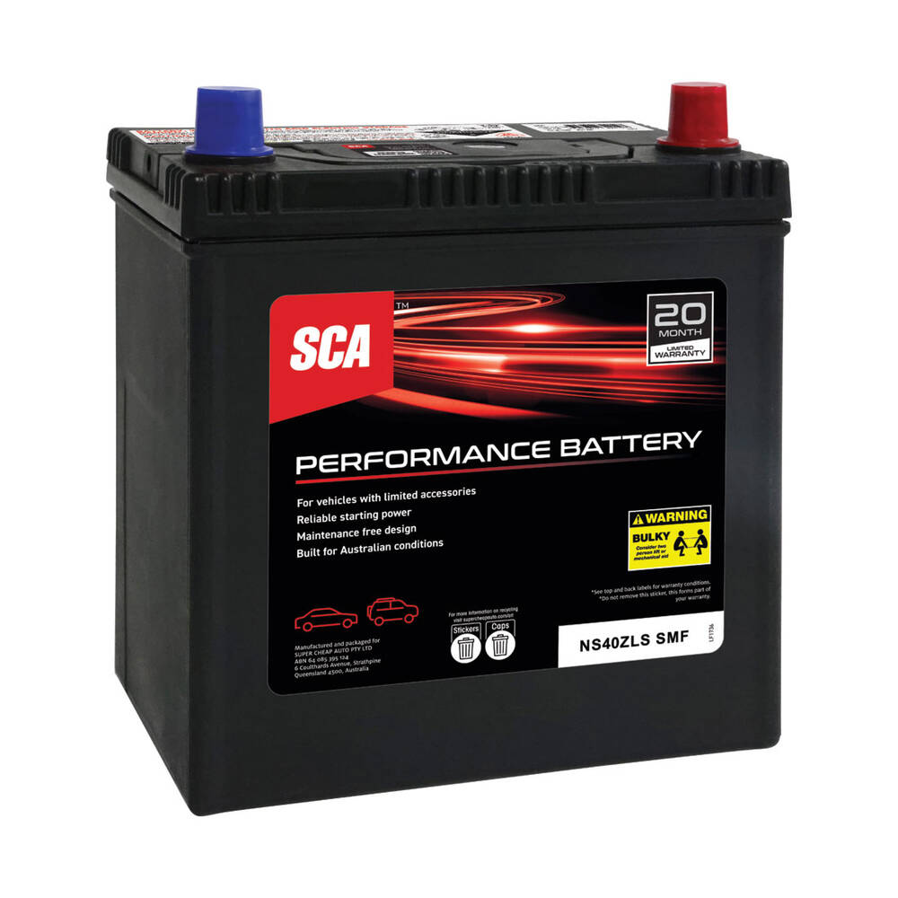 SCA Performance Car Battery NS40ZLS SMF Supercheap Auto