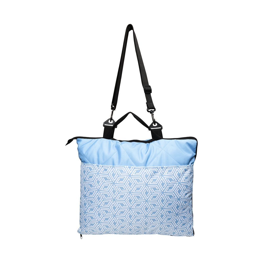 Cabin Crew Blue/White Print Picnic Rug, , scaau_hi-res