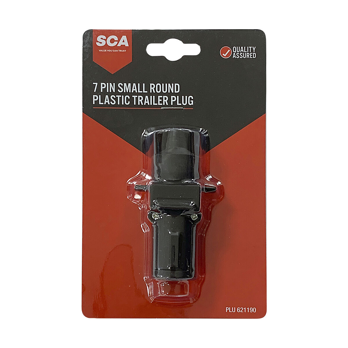 SCA Trailer Plug 7 Pin Small Round, , scaau_hi-res