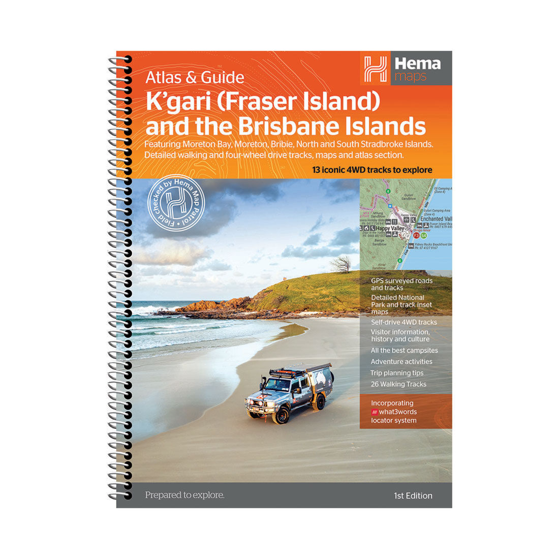 Hema K'gari (Fraser Island) Atlas & Guide &ndash; 1st Edition, , scaau_hi-res