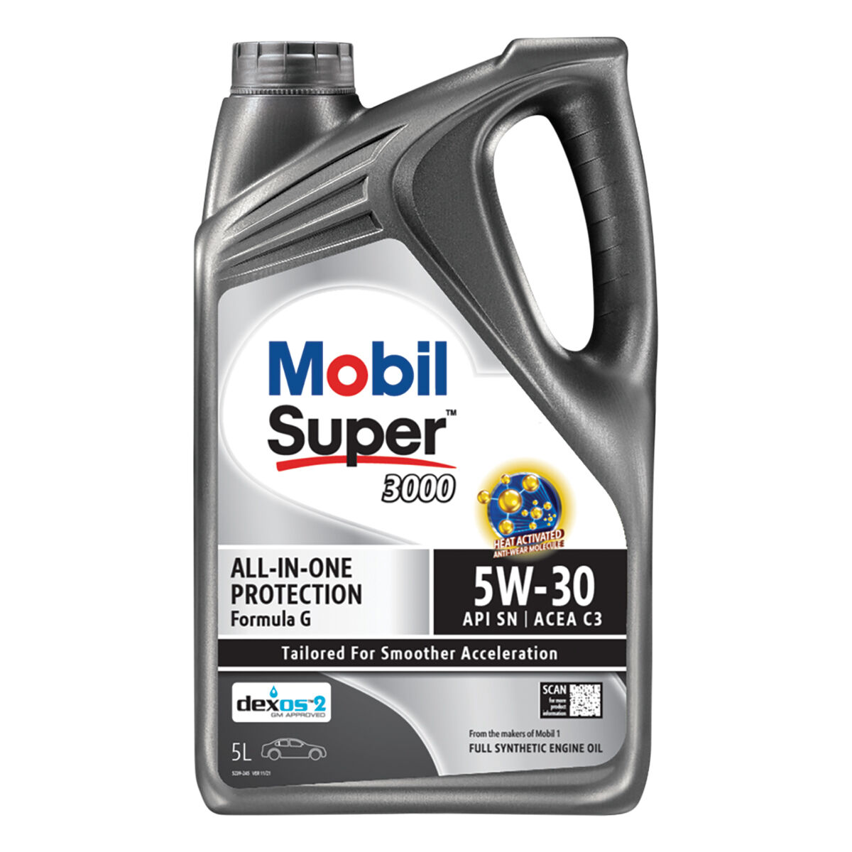 Mobil Super 3000 Formula G Engine Oil 5W-30 5 Litre, , scaau_hi-res