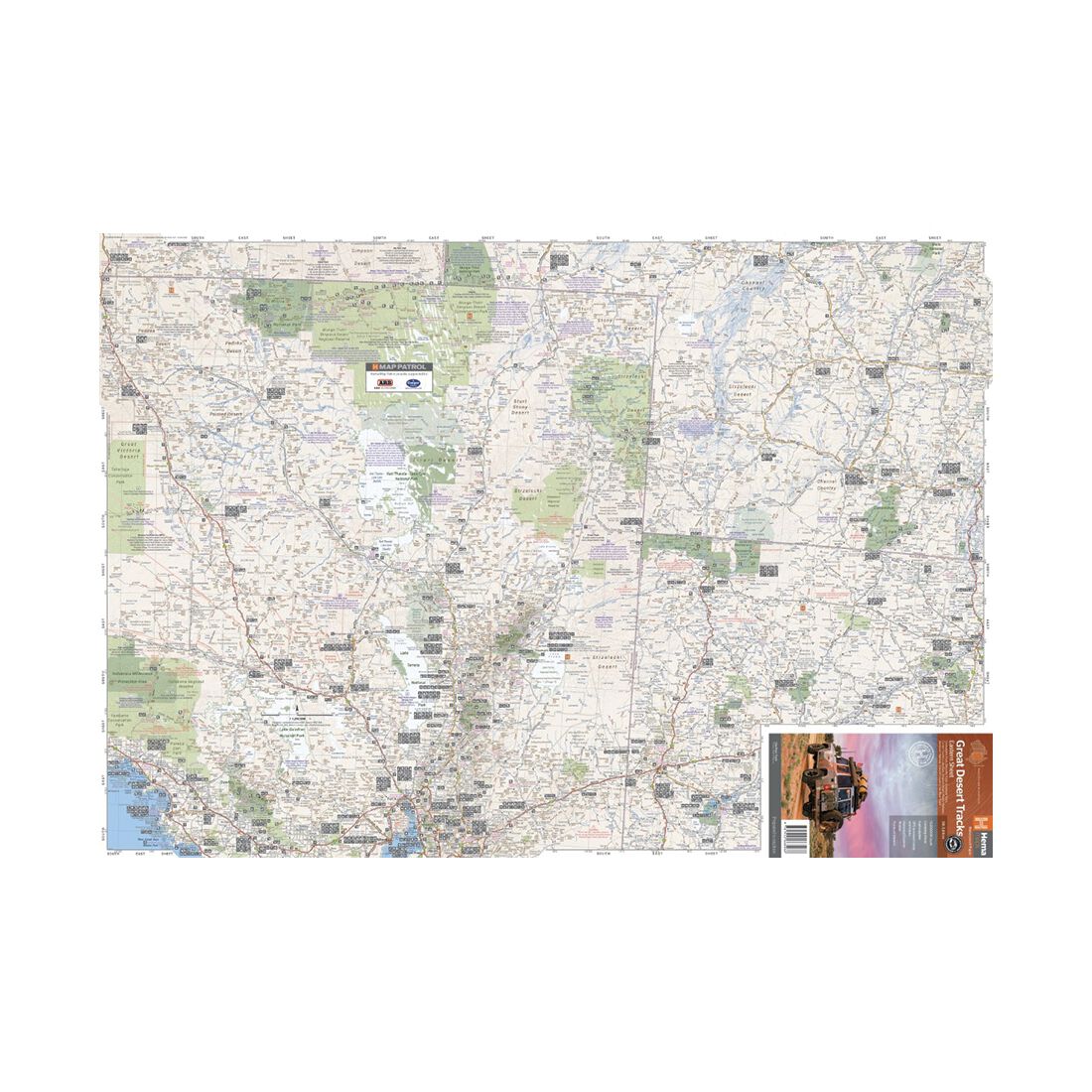 Hema Map Great Desert Tracks Eastern Sheet, , scaau_hi-res