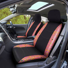 Snake Dreaming Seat Covers Dot Twill Poyester Adjustable Headrests Airbag Compatible, , scaau_hi-res