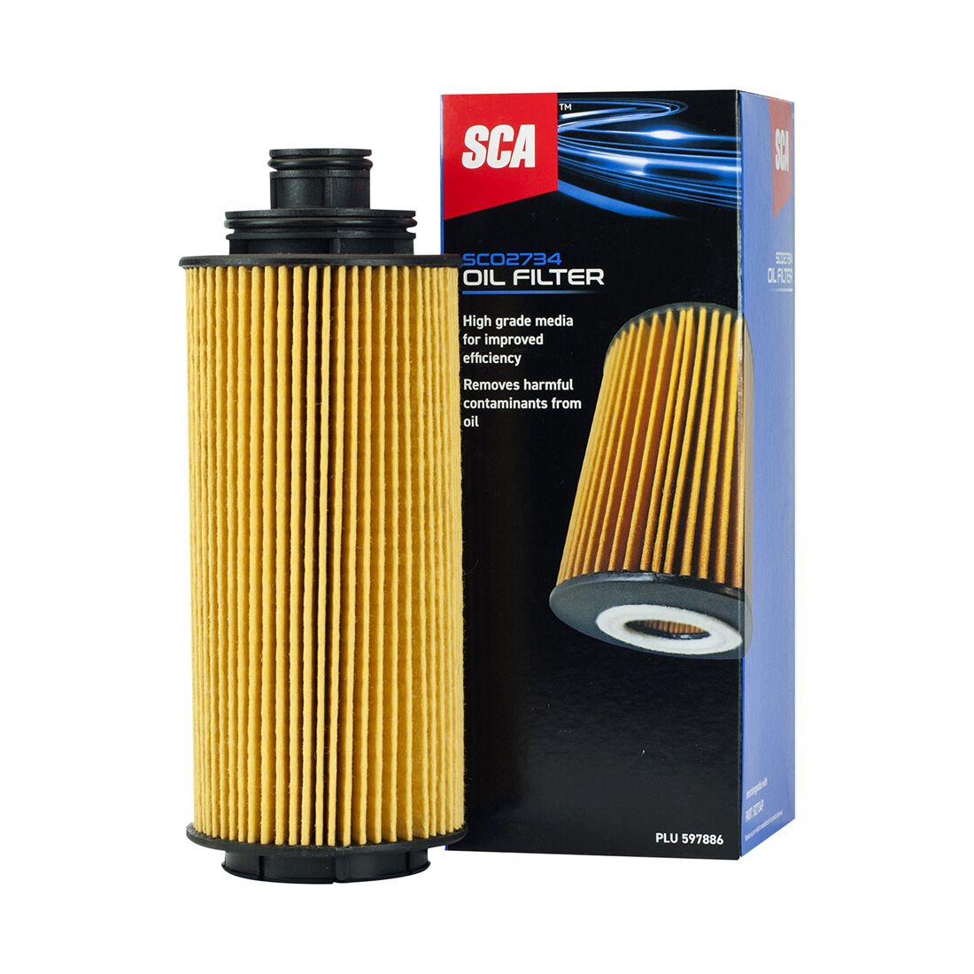 SCA Oil Filter SCO2734 (Interchangeable with R2734P), , scaau_hi-res