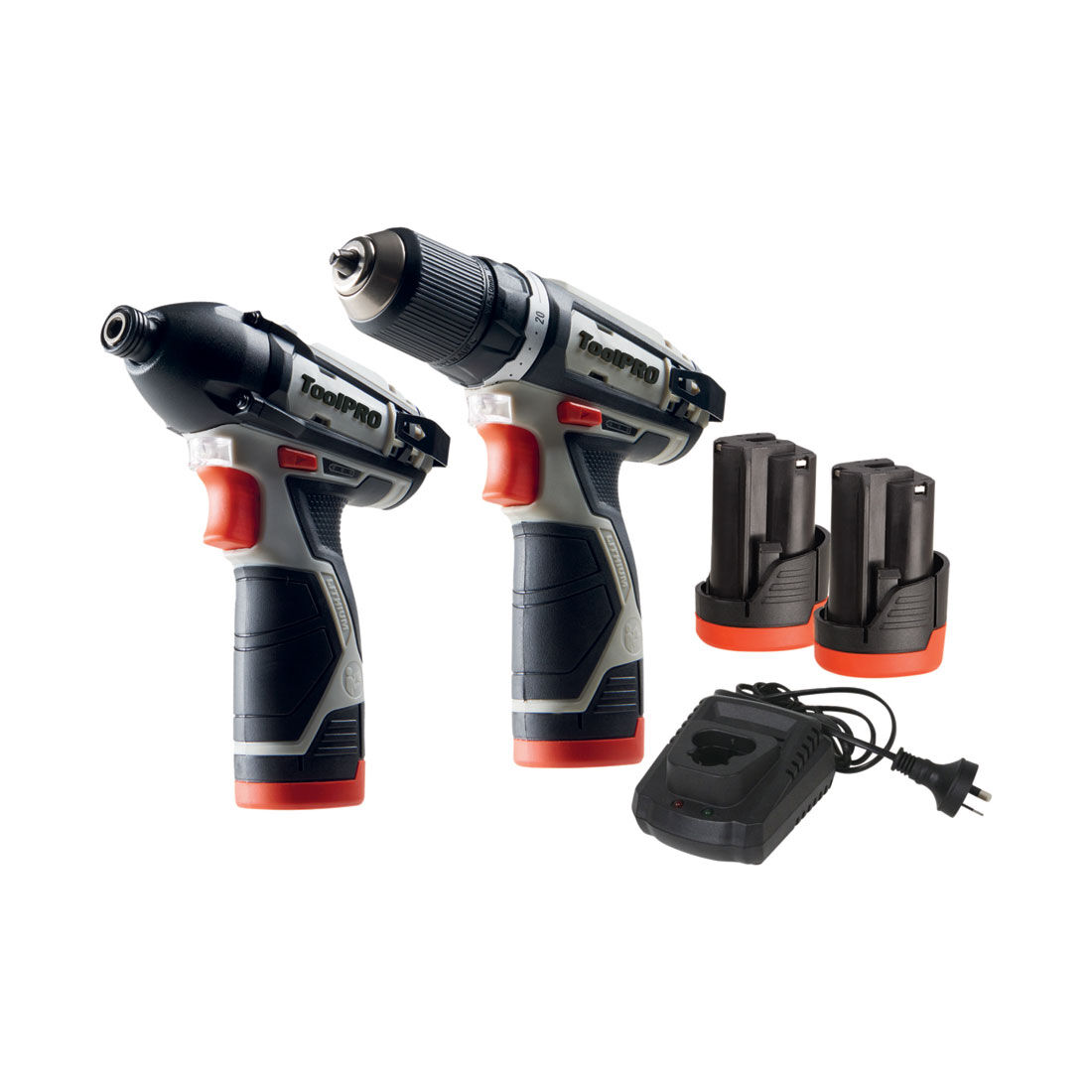 ToolPRO 12V Drill Impact Driver Kit 2.0Ah Supercheap Auto