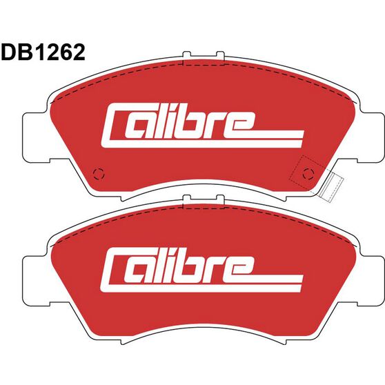 Calibre Disc Brake Pads DB1262CAL, , scaau_hi-res