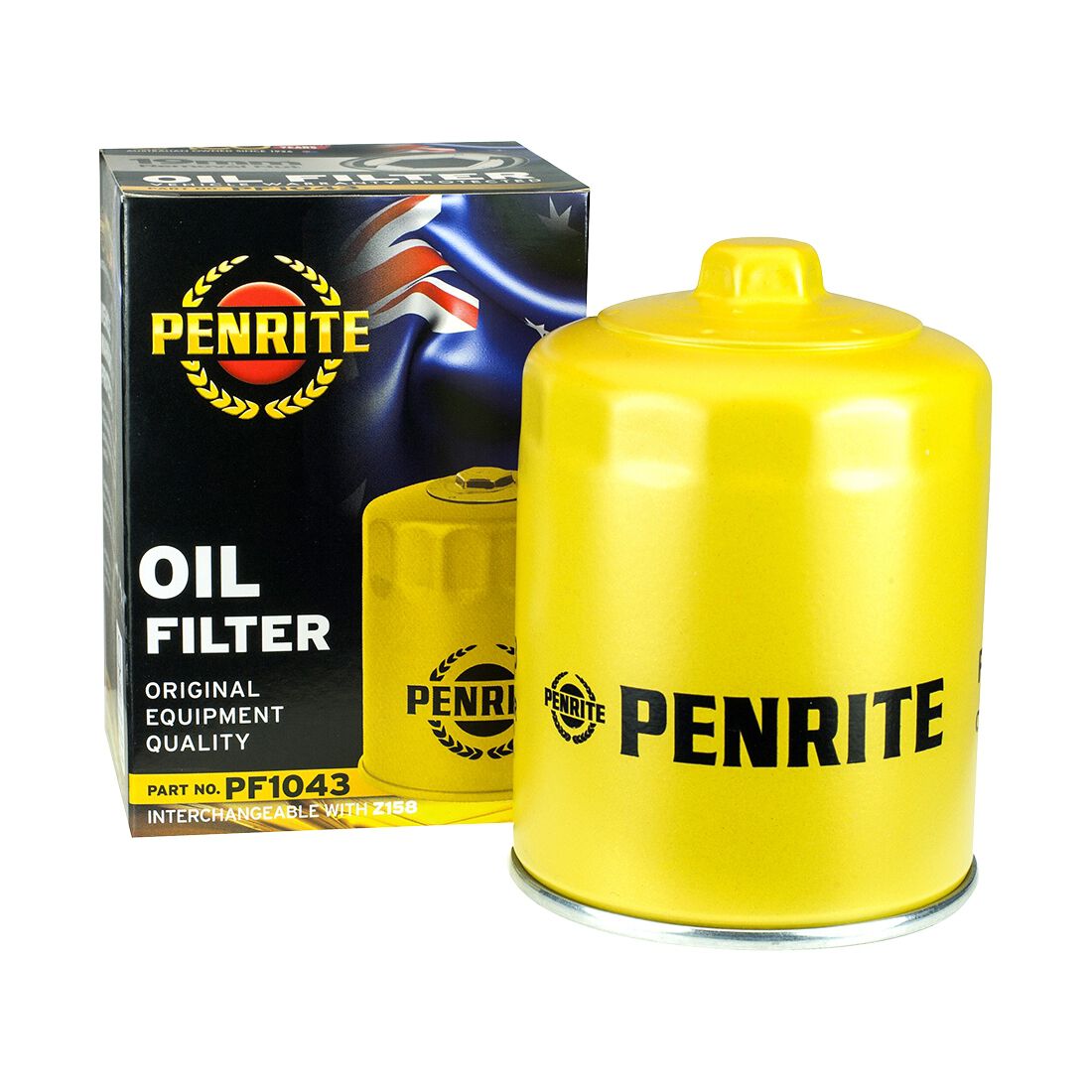 Penrite Oil Filter PF1043 (Interchangeable with Z158), , scaau_hi-res
