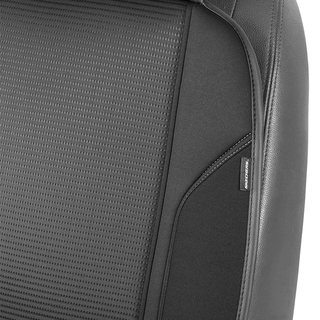 Skechers Memory Foam Black/Grey Seat Cushion, , scaau_hi-res
