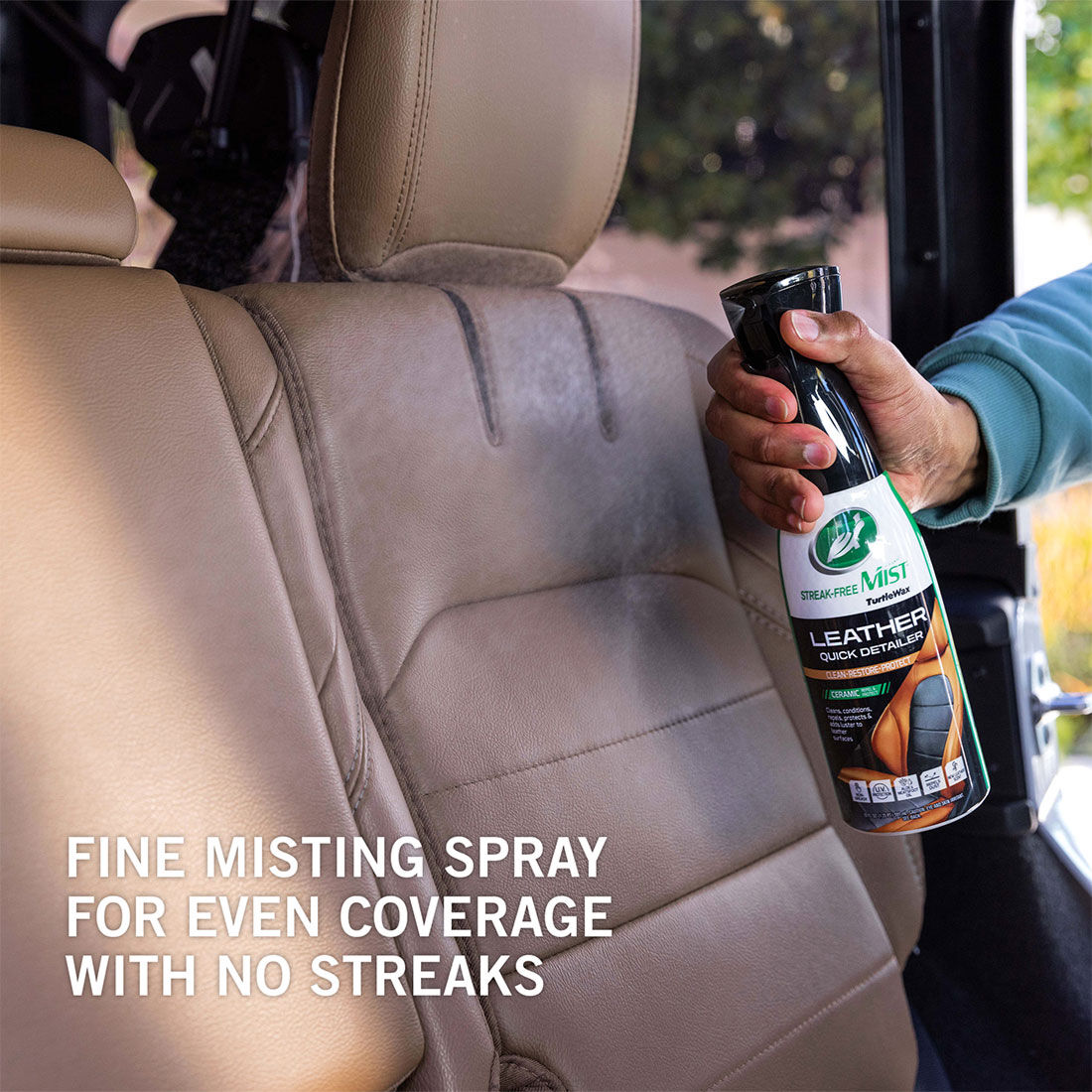 Turtle Wax Leather Mist Detailer 591mL, , scaau_hi-res