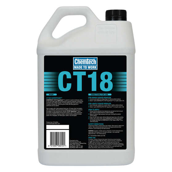 Chemtech CT18 Superfoam 5 Litre, , scaau_hi-res