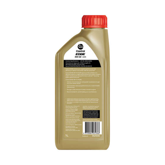 Castrol EDGE Engine Oil 5W-40 A3/B4, 1 Litre, , scaau_hi-res