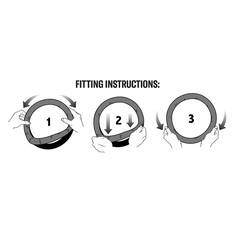 Dickies Collegiate Poly Canvas Steering Wheel Cover Black/Grey 380mm Diameter, , scaau_hi-res