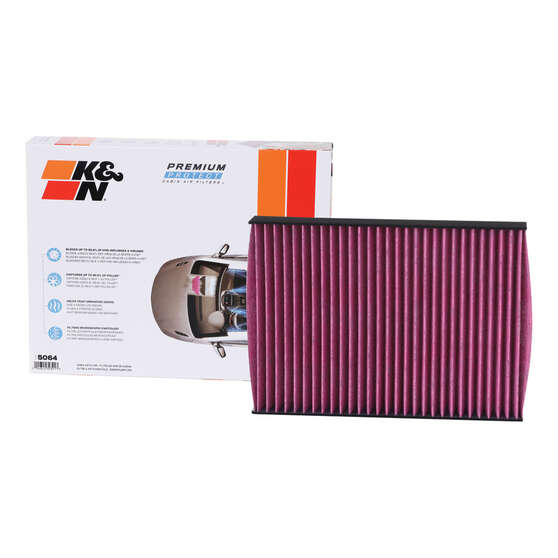 K&N Premium Disposable Cabin Air Filter - DVF5064, , scaau_hi-res