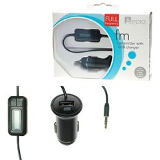 Aerpro FM Transmitter with USB Charger, , scaau_hi-res