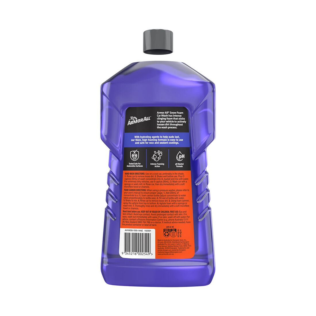 Armor All Snow Foam Car Wash 1 Litre, , scaau_hi-res