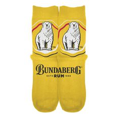 Bundaberg Rum Licensed Novelty Socks, , scaau_hi-res