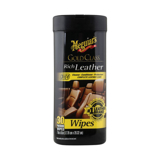 Meguiar S Gold Class Leather Wipes 25 Pack