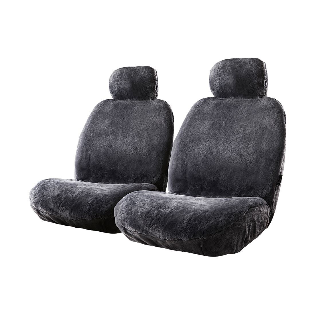 Gold CLOUDLUX Sheepskin Seat Covers - Slate Adjustable Headrests Size 30 Airbag Compatible, , scaau_hi-res