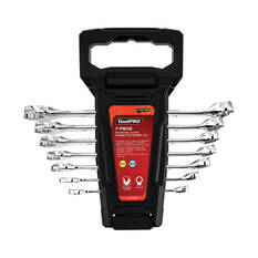 ToolPro 7 Piece Ratcheting Action Spanner Set, , scaau_hi-res
