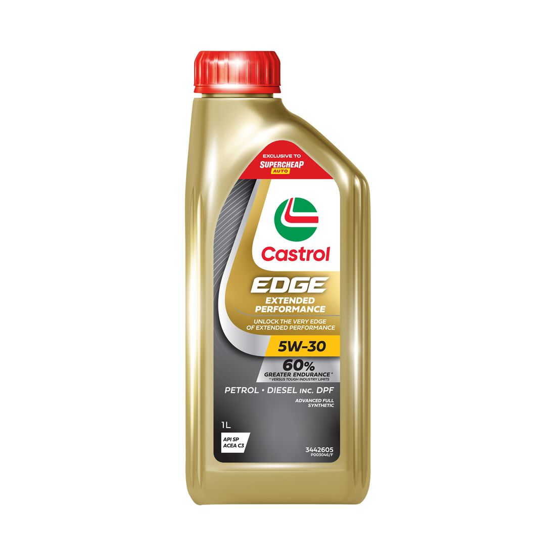 Castrol EDGE Extended Performance Engine Oil 5W-30 1 Litre, , scaau_hi-res