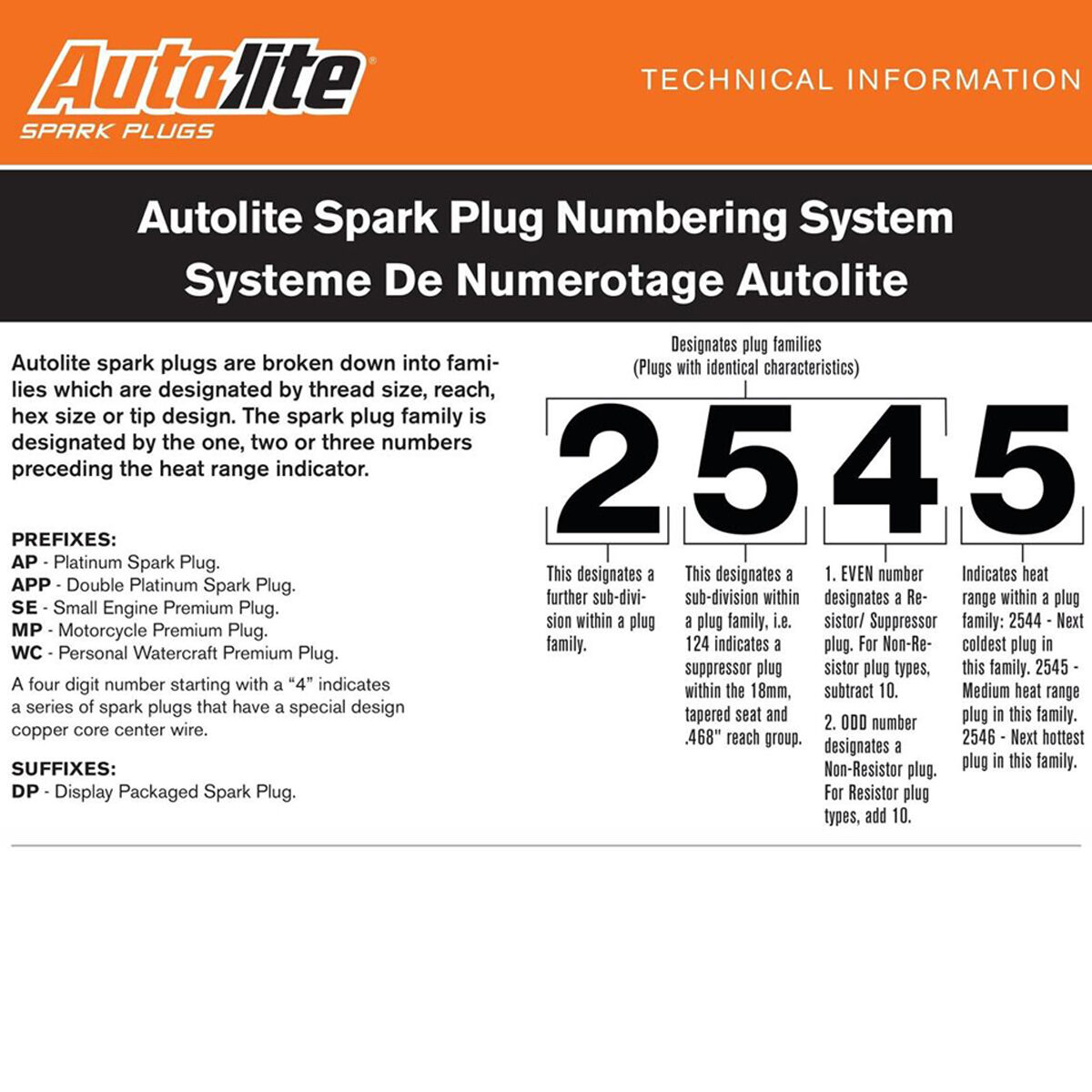 Autolite Copper Core Spark Plug - 3924, , scaau_hi-res