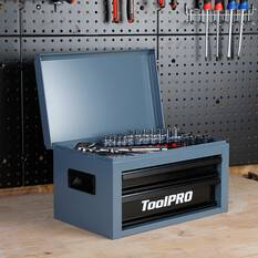 ToolPRO 15" Heavy Duty Mini Tool Chest Army Grey, , scaau_hi-res