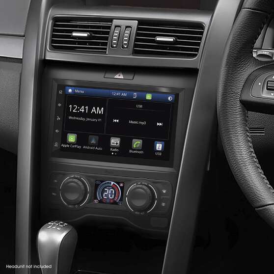Aerpro 7" Multimedia Receiver Head Unit Kit to suit Holden VE Series 1 Single Zone (Black) - AM9355BK, , scaau_hi-res