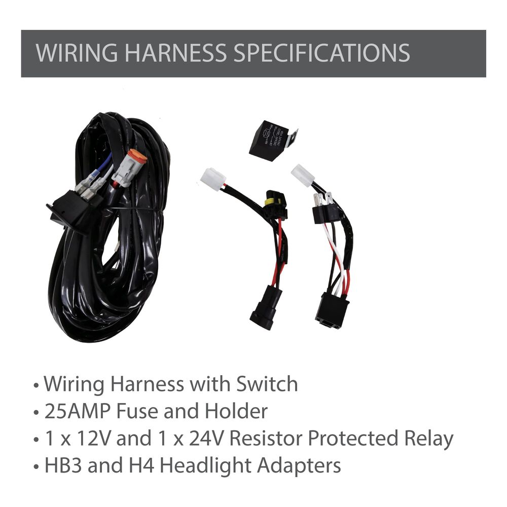 Enduralight LED Driving Light SNG Row Bar w/ harness 14" 36W