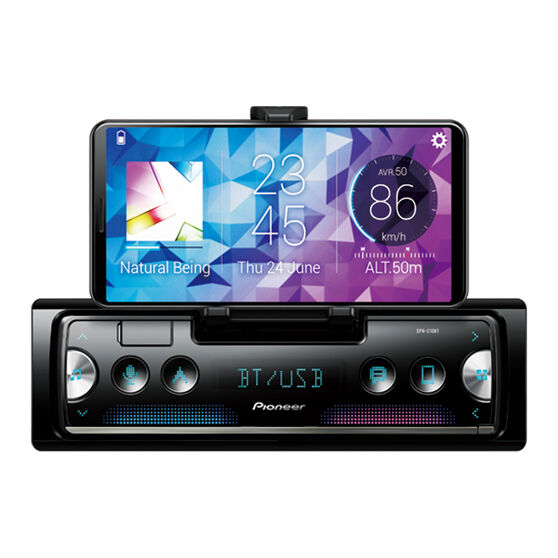 Pioneer Sph C10bt Single Din Head Unit Supercheap Auto