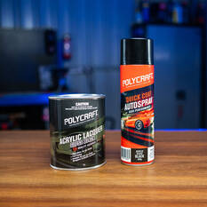 Polycraft Acrylic Gloss Black 400g, , scaau_hi-res