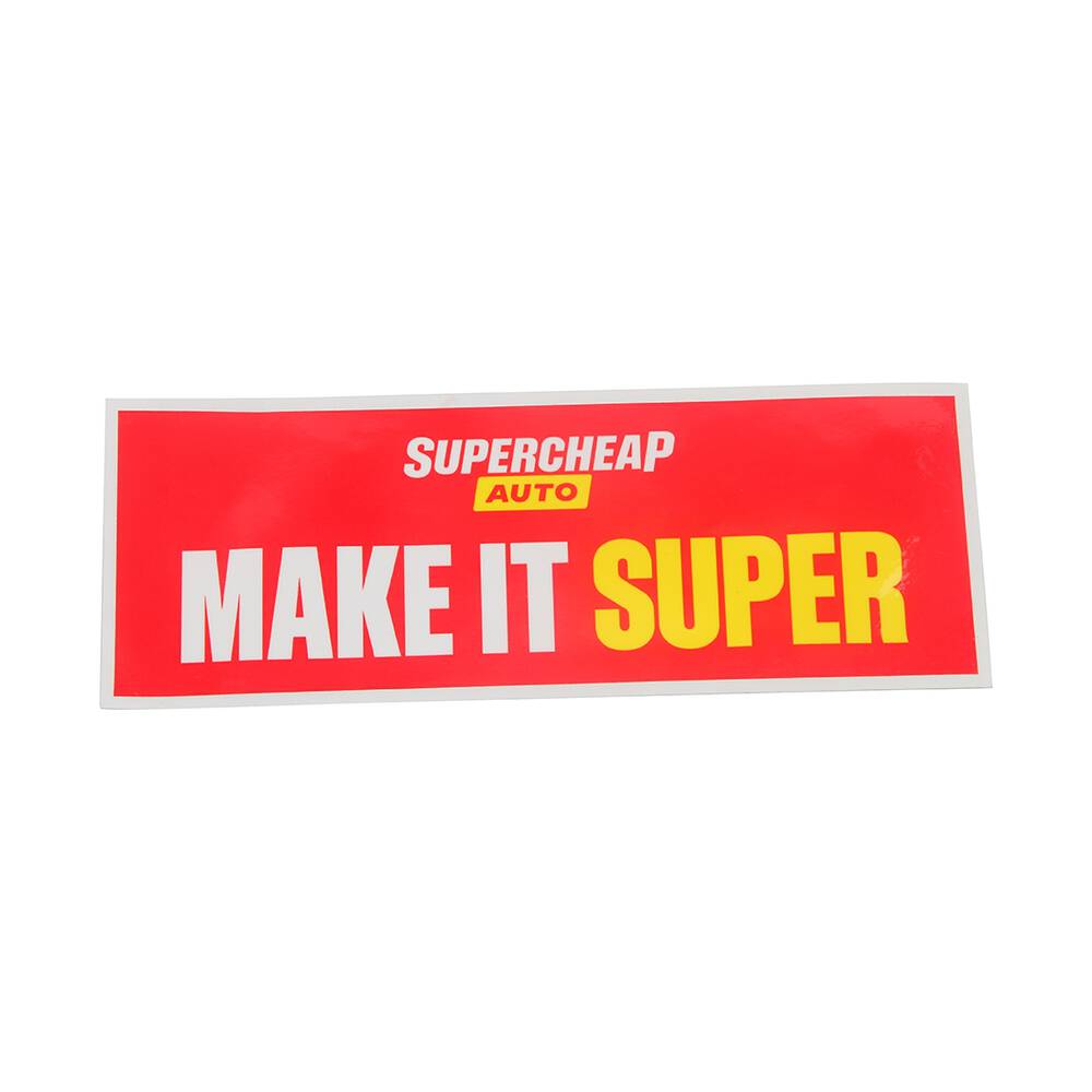 Super Generic Sticker Make It Super Sticker | Supercheap Auto