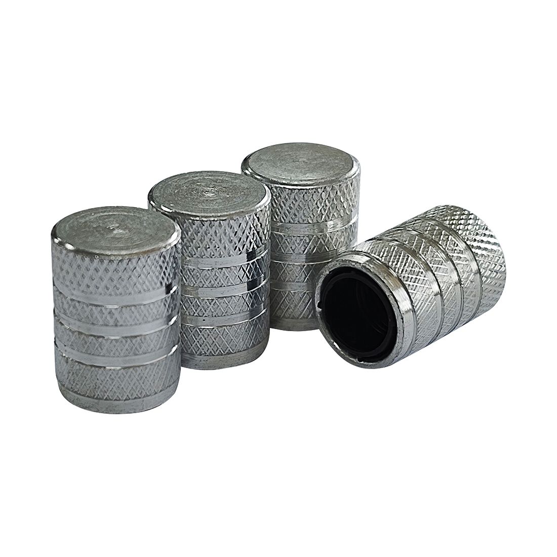 SCA Valve Caps Barrel 4 Pack Silver, , scaau_hi-res