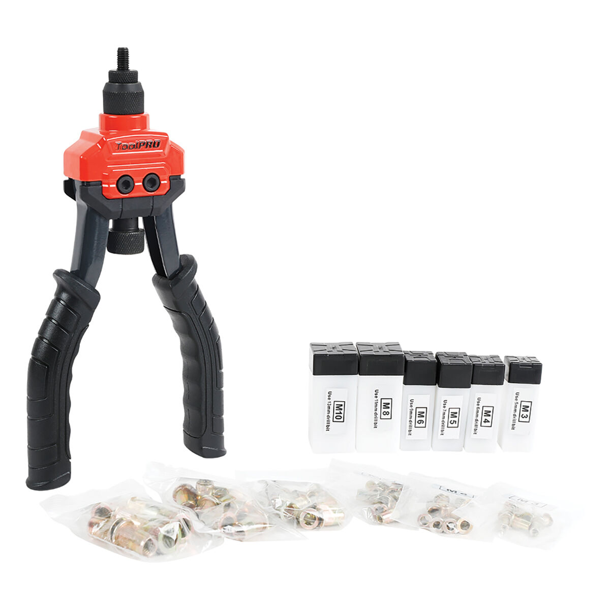 ToolPRO Rivet Nut Tool Heavy Duty M3 - M10, , scaau_hi-res