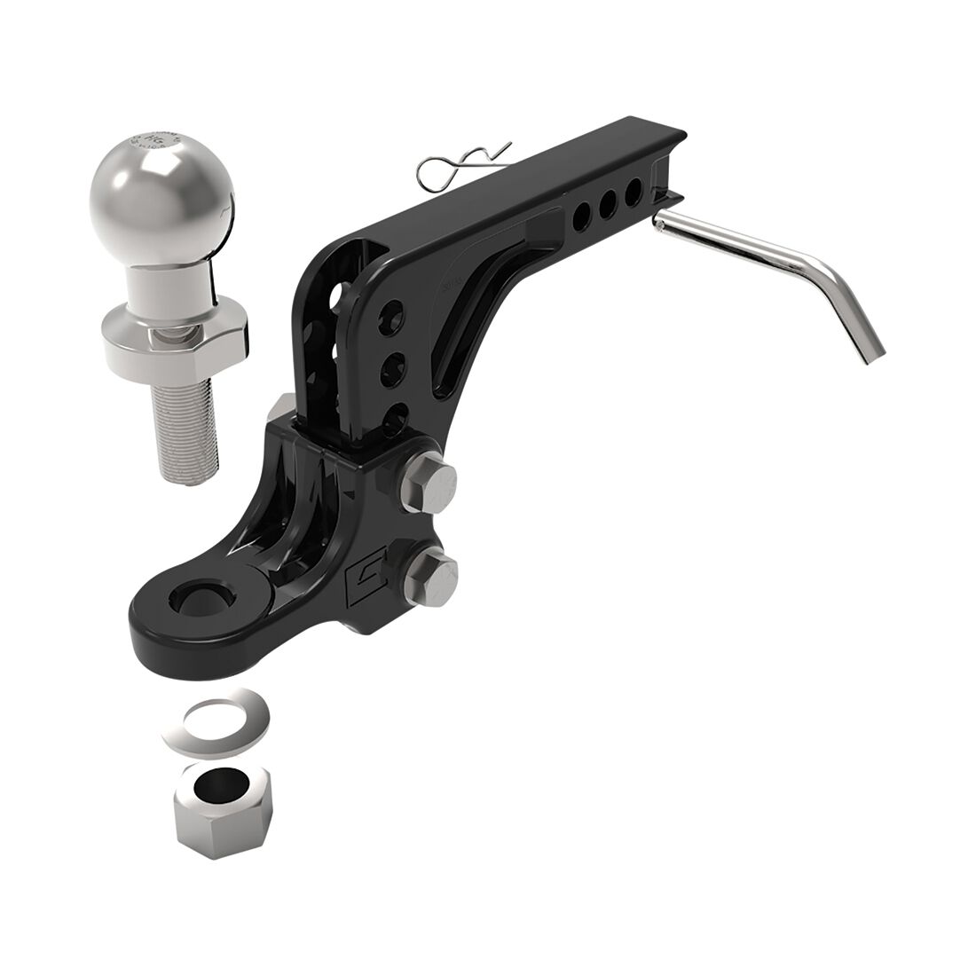 Hayman Reese Adjustable Cast Towball Mount Kit 4500 KG, , scaau_hi-res