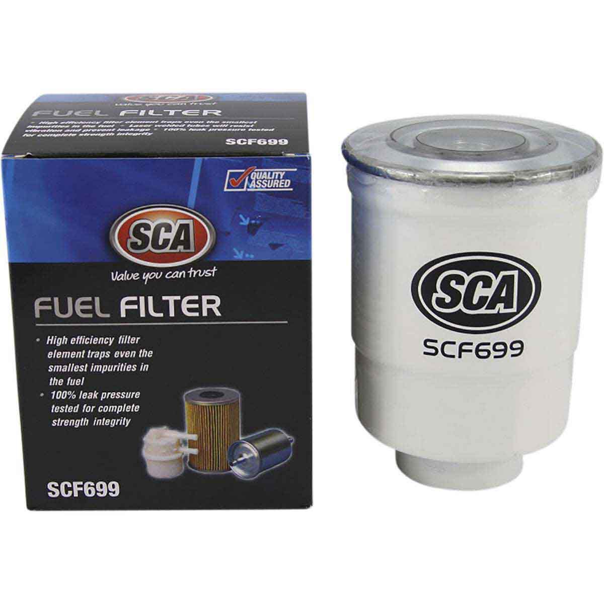 SCA Fuel Filter SCF699 (Interchangeable with Z699), , scaau_hi-res