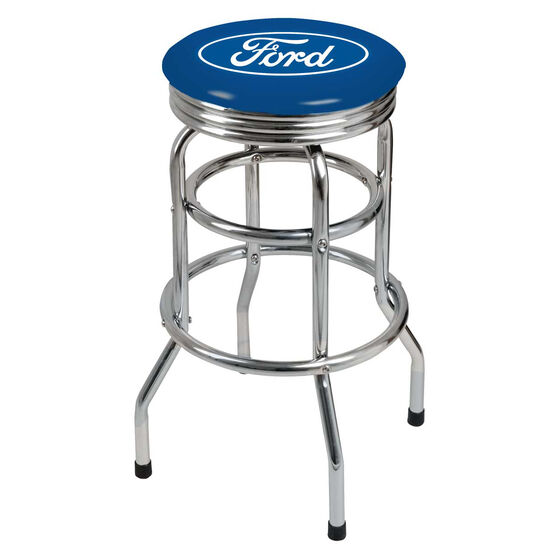 Ford Logo Bar Stool Super Auto, Clear Bumpers For Bar Stools With Back