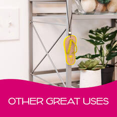 California Scents Novelty Hanging Sandal Tropical Colada Car Air Freshener - 1PK, , scaau_hi-res