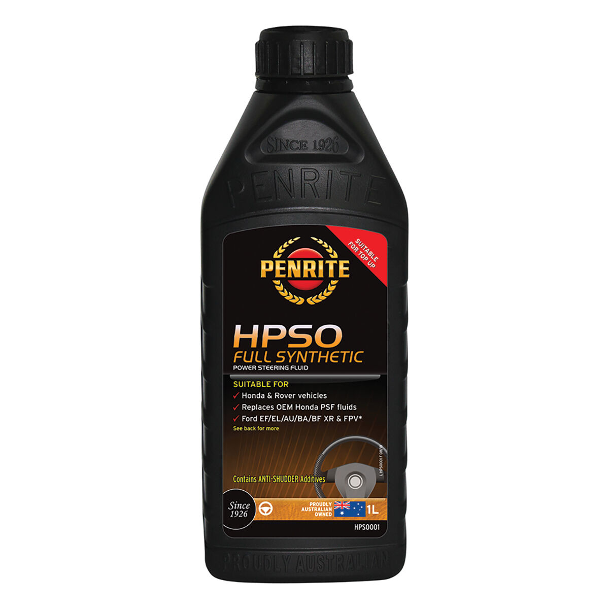 Power Steering Fluid - HPSO, 1 Litre, , scaau_hi-res