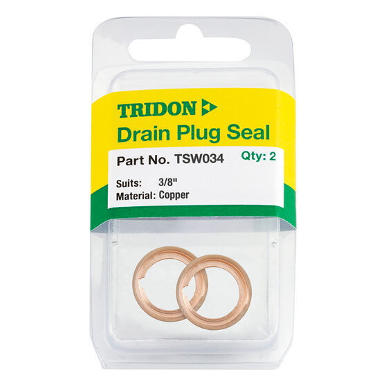 Tridon Oil Drain Plug Washer Pair TSW034, , scaau_hi-res
