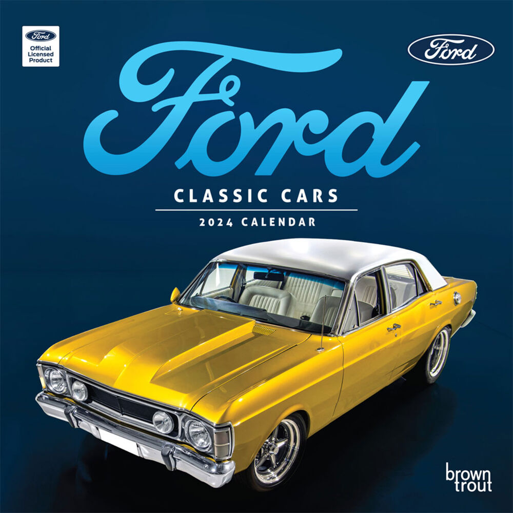 Classic Ford Cars 2024 Calendar Square Supercheap Auto