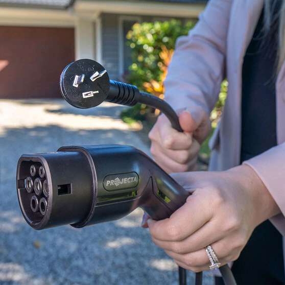 Projecta Electric Vehicle Portable Charger 240V 2.4KW 10A, , scaau_hi-res