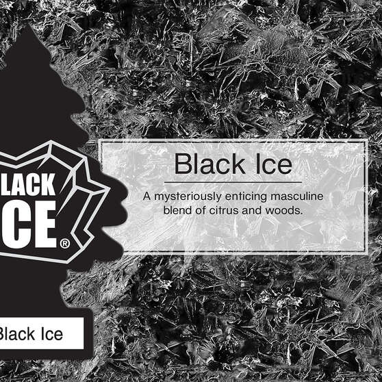 Little Trees Air Freshener Black Ice 1 Pack, , scaau_hi-res