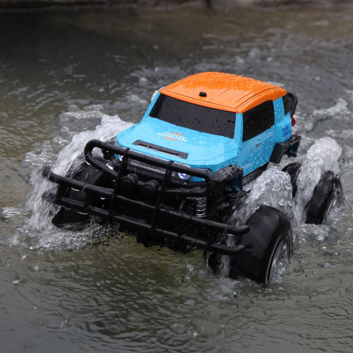 Remote control shop amphibious vehicle